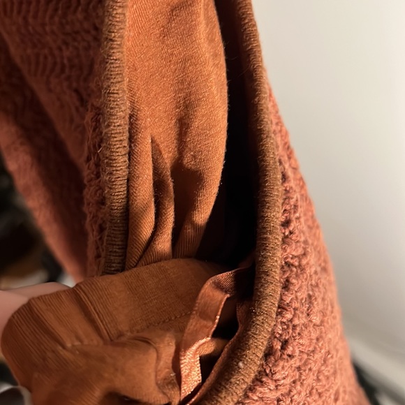 Racerback Knit Sleeveless Top in Rust - Picture 4 of 6